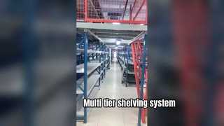 سیستم قفسه بندی چند طبقه | فضای انبار خود را به حداکثر برسانید