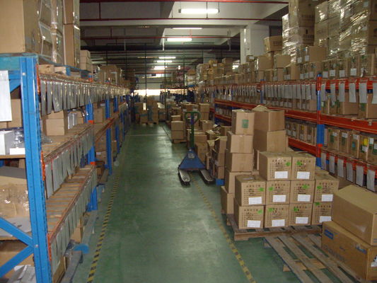 خرید قفسه بندی متوسط ​​آبی / نارنجی با عملکرد دستی، قفسه بندی پالت تخته فولادی / چوبی تولید آنلاین