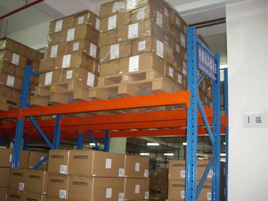 خرید قفسه پالت دوتایی عمیق Metal Havey Duty با لیفتراک کار می کند تولید آنلاین