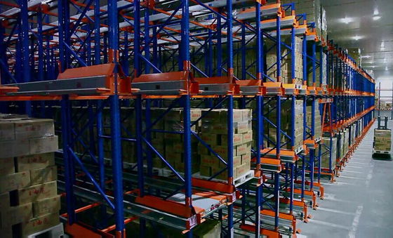 خرید سیستم رکینگ پالت شاتل، راه حل ذخیره سازی خودکار با چگالی بالا برای حداکثر ظرفیت انبار تولید آنلاین
